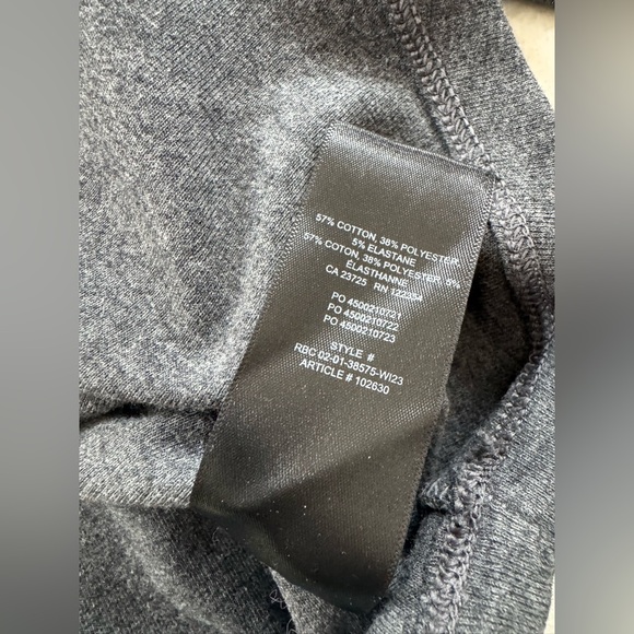 Aritzia Sunday Best Charcoal Turtleneck long sleeve top women’s size Small - Picture 6 of 8